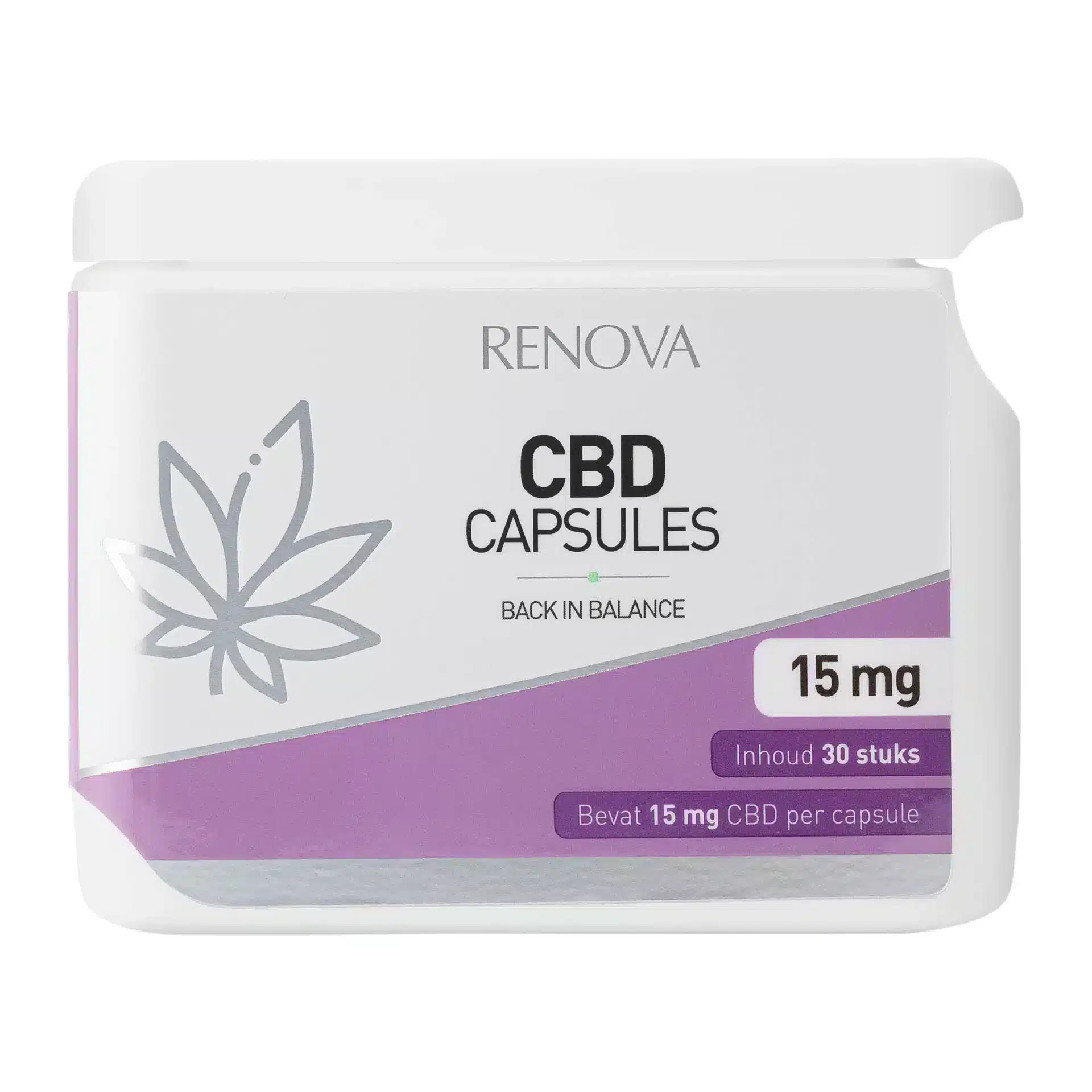Renova CBD-Kapseln (25 Stück, 10 mg pro Kapsel)
